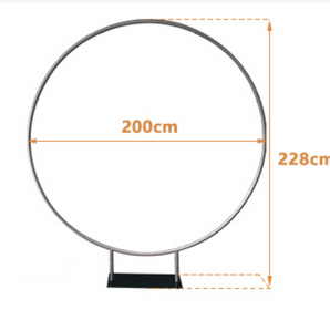 Flash Sale Mocsicka Aluminum alloy Round Cover Stand Arch Stand and Cover 6.5¡Á6.5FT-Mocsicka Party