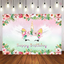 Mocsicka Flowers Unicorn Happy Birthday Party Backdrop and Balloon Kit