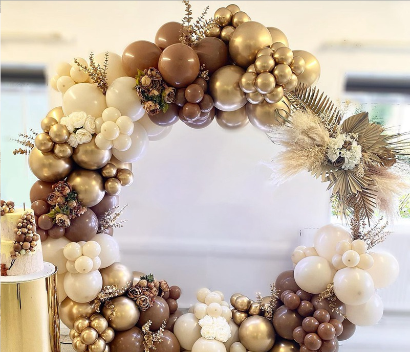 Mocsicka Balloon Arch New Vintage Brown Balloons Set Party Decoration-Mocsicka Party