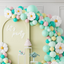 Mocsicka Balloon Arch Daisy Macaroni Blue Balloons Set Party Decoration-Mocsicka Party