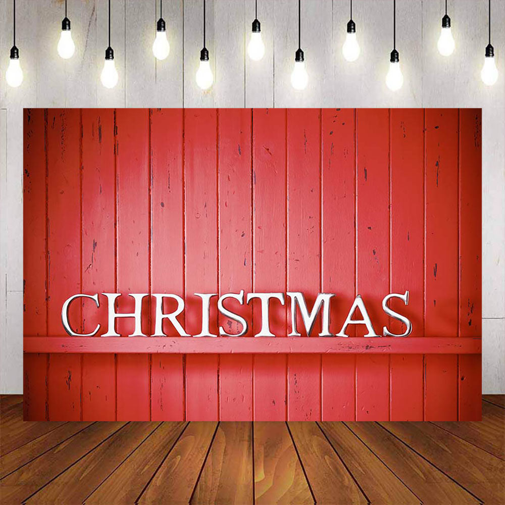 Mocsicka Merry Christmas Red wall Background-Mocsicka Party