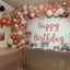 Mocsicka Pink Dots and Flowers Happy Birthday Party Backdrop-Mocsicka Party