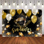 Mocsicka Congratulations Graduates Golden Balloons Theme Party Decor-Mocsicka Party