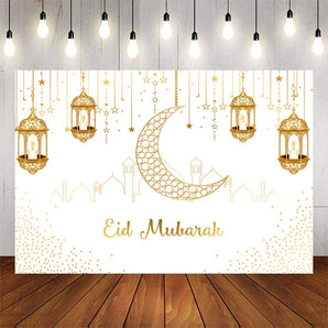 Mocsicka Ramadan Light and Moon Theme Party Backdrop-Mocsicka Party
