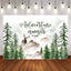 Mocsicka Adventure Awaits Forest and Deer Baby Shower Backdrop-Mocsicka Party