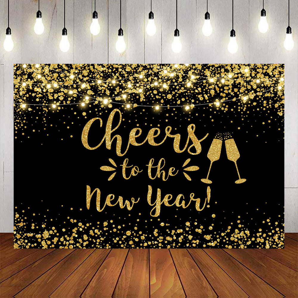 Mocsicka Cheers to the New Year Party Background-Mocsicka Party