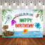 Mocsicka Going Fishing Happy Birthday Backdrop-Mocsicka Party