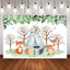 Mocsicka Animals Boy Go Camping Birthday Backdrop-Mocsicka Party