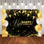 Mocsicka Balloons and Ribbon Happy Retirement Backdrop-Mocsicka Party