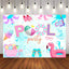 Mocsicka Summer Ice Cream Pool Party Backdrop-Mocsicka Party