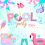 Mocsicka Summer Ice Cream Pool Party Backdrop