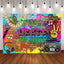 Mocsicka Two Legit to Quit Graffiti Wall Retro Radio Backdrop-Mocsicka Party