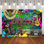 Mocsicka Two Legit to Quit Graffiti Wall Gold Chain Backdrop-Mocsicka Party