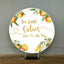 Mocsicka two orange Baby Shower Cover-Mocsicka Party