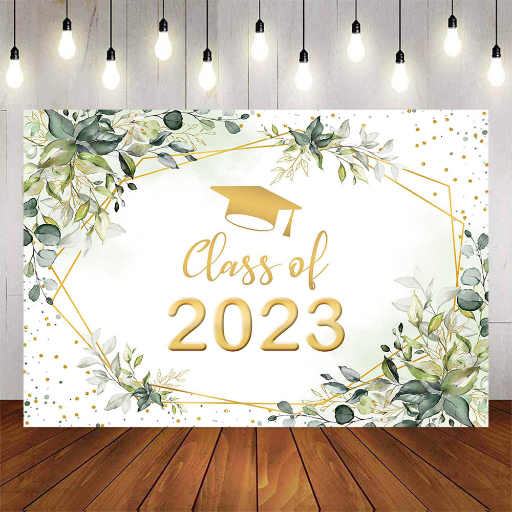 Mocsicka Leaves Congratulations Graduates Class of 2023 Background-Mocsicka Party