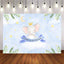 Mocsicka A Baby is on the Way Baby Shower Backdrop Little Elephant Twinkle Stars Background-Mocsicka Party