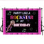 Mocsicka Rockstar Birthday Party Supplies Disco Microphone Adults Party Decoration Decor