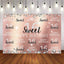 Mocsicka Happy 16th Birthday Party Props Diamonds Step and Repeat Photo Backdrop-Mocsicka Party