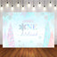 Mocsicka Winter Onederland Theme Party Prop Snow Scene Baby Shower Backdrops-Mocsicka Party