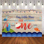 Mocsicka Our Little Man is Turning One Gone Fishing First Birthday Party Backdrops-Mocsicka Party