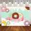 Mocsicka Donut Baby Shower Backdrop Dessert Golden Stars Newborn Party Decor-Mocsicka Party