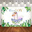 Mocsicka It's A Boy Baby Shower Backdrops Alpaca and Cactus Photo Background-Mocsicka Party