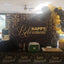 Mocsicka Happy Retirement Party Decoration Props Glowing Dots Photo Backdrop-Mocsicka Party