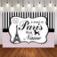 Mocsicka Eiffel Tower Night Paris Happy Birthday Party Decor Prop-Mocsicka Party