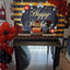Mocsicka Golden Stripes and Rose Happy Birthday Party Supplies-Mocsicka Party