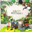 Mocsicka Jurassic Dinosaur Birthday Back Drop Custom Newborn Backdrops-Mocsicka Party