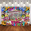 Mocsicka True 90s Theme Parties Decor Prop Retro Radio and Graffiti Backdrops-Mocsicka Party
