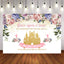 Mocsicka Kingdom Castle Princess 1st Birthday Party Decoration Props