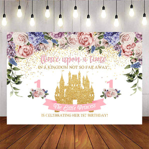 Mocsicka Kingdom Castle Princess 1st Birthday Party Decoration Props