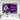 Mocsicka Happy Birthday Decor Sliver Champagne High Heels and Purple Balloons Backdrop