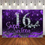 Mocsicka Sweet 16 Diamonds and High Heels Happy Birthday Backdrop-Mocsicka Party