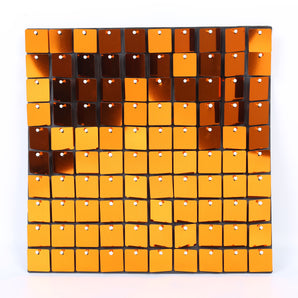 Mocsicka Orange Shimmer Wall Panels Easy Setup-Mocsicka Party