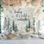 Mocsicka Baby It's Cold Outside Winter Snowflakes Baby Shower Backdrop