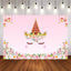 Mocsicka Merry Christmas Pink Unicorn Background-Mocsicka Party