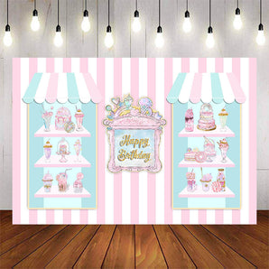 Mocsicka Ice Cream Shoppe Theme Happy Birthday Party Decor-Mocsicka Party