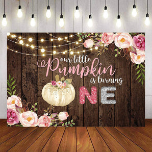 Mocsicka Our Little Pumpkin is Turning One Birthday Party Decor-Mocsicka Party