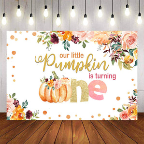 Mocsicka Our Little Pumpkin is Turning One Birthday Party Props-Mocsicka Party